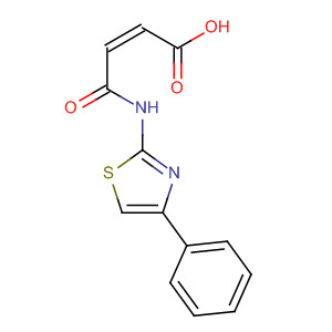2-Butenoic acid, 4-oxo-4-[(4-phenyl-2-thiazolyl)amino]-, (Z)-
