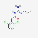 2-(2,6-dichlorophenyl)-N-(propylcarbamimidoyl)acetamide