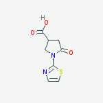5-Oxo-1-(1,3-thiazol-2-yl)pyrrolidine-3-carboxylciacid
