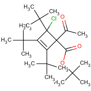 2-Cyclobutene-1-carboxylic acid,1-acetyl-4-chloro-2,3,4-tris(1,1-dimethylethyl)-, 1,1-dimethylethyl ester