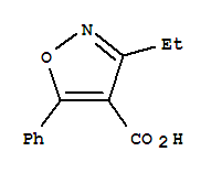 4-Isoxazolecarboxylicacid, 3-ethyl-5-phenyl-