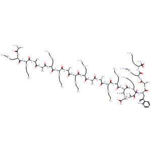 L-Lysinamide,L-alanyl-L-lysyl-L-lysyl-L-alanyl-L-alanyl-L-lysyl-L-lysyl-L-alanyl-L-lysyl-L-lysyl-L-alanyl-L-alanyl-L-lysyl-L-lysyl-L-isoleucyl-L-a-glutamyl-L-lysyl-L-tryptophyl-L-alanyl-L-lysyl-