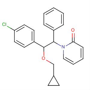 2(1H)-Pyridinone,1-[2-(4-chlorophenyl)-2-(cyclopropylmethoxy)-1-phenylethyl]-