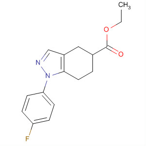 1H-Indazole-5-carboxylic acid, 1-(4-fluorophenyl)-4,5,6,7-tetrahydro-,ethyl ester