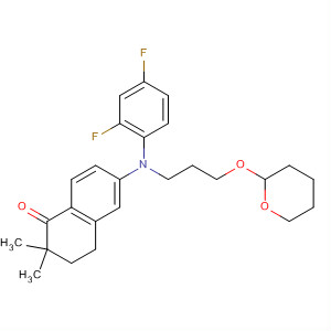 1(2H)-Naphthalenone,6-[(2,4-difluorophenyl)[3-[(tetrahydro-2H-pyran-2-yl)oxy]propyl]amino]-3,4-dihydro-2,2-dimethyl-
