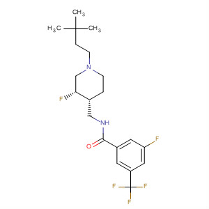 Benzamide,N-[[(3S,4R)-1-(3,3-dimethylbutyl)-3-fluoro-4-piperidinyl]methyl]-3-fluoro-5-(trifluoromethyl)-