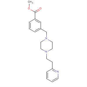 Benzoic acid, 3-[[4-[2-(2-pyridinyl)ethyl]-1-piperazinyl]methyl]-, methylester