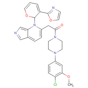 Ethanone,1-[4-(4-chloro-3-methoxyphenyl)-1-piperazinyl]-2-[3-(2-oxazolyl)-2H-pyrazolo[3,4-b]pyridin-2-yl]-