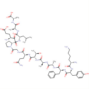 L-Alanine,L-lysyl-L-tyrosyl-L-phenylalanyl-L-alanyl-L-alanyl-L-threonyl-L-glutaminylglycyl-L-a-glutamyl-L-prolyl-L-leucyl-L-alanyl-