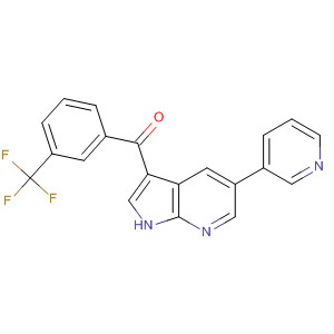 Methanone,[5-(3-pyridinyl)-1H-pyrrolo[2,3-b]pyridin-3-yl][3-(trifluoromethyl)phenyl]-