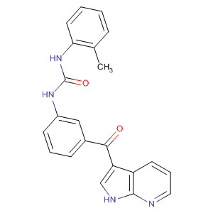 Urea,N-(2-methylphenyl)-N'-[3-(1H-pyrrolo[2,3-b]pyridin-3-ylcarbonyl)phenyl]-