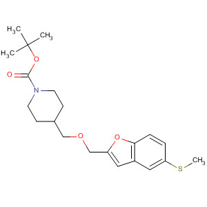 1-Piperidinecarboxylic acid,4-[[[5-(methylthio)-2-benzofuranyl]methoxy]methyl]-, 1,1-dimethylethylester