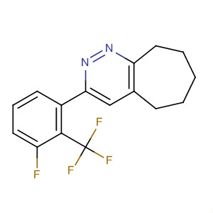 5H-Cyclohepta[c]pyridazine,3-[3-fluoro-2-(trifluoromethyl)phenyl]-6,7,8,9-tetrahydro-
