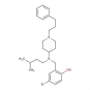 Phenol,4-bromo-2-[[(3-methylbutyl)[1-(3-phenylpropyl)-4-piperidinyl]amino]methyl]-