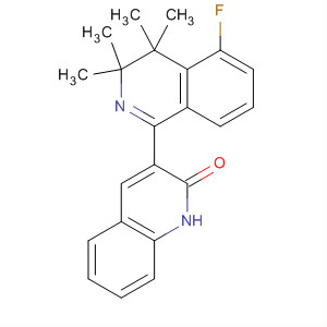 2(1H)-Quinolinone,3-(5-fluoro-3,4-dihydro-3,3,4,4-tetramethyl-1-isoquinolinyl)-