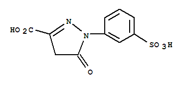 3-CARBOXY-1-(3-SULPHOPHENYL)-5-PYRAZOLONE