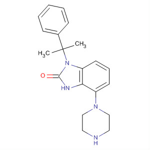 2H-Benzimidazol-2-one,1,3-dihydro-1-(1-methyl-1-phenylethyl)-4-(1-piperazinyl)-