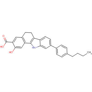 5H-Benzo[a]carbazole-3-carboxylic acid,9-(4-butylphenyl)-6,11-dihydro-2-hydroxy-