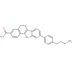 5H-Benzo[a]carbazole-3-carboxamide, 9-(4-butylphenyl)-6,11-dihydro-
