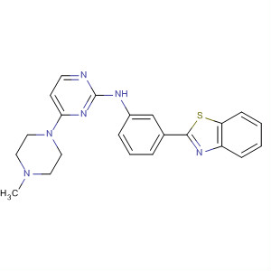 2-Pyrimidinamine,N-[3-(2-benzothiazolyl)phenyl]-4-(4-methyl-1-piperazinyl)-