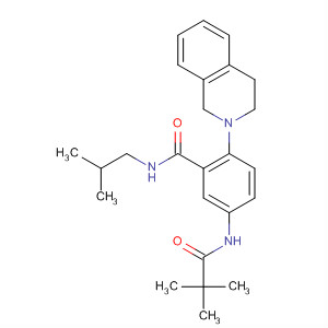 Benzamide,2-(3,4-dihydro-2(1H)-isoquinolinyl)-5-[(2,2-dimethyl-1-oxopropyl)amino]-N-(2-methylpropyl)-