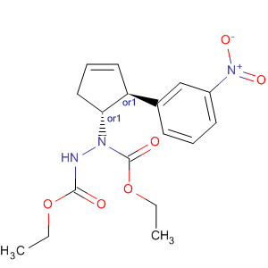 1,2-Hydrazinedicarboxylic acid,1-[(1R,2S)-2-(3-nitrophenyl)-3-cyclopenten-1-yl]-, 1,2-diethyl ester, rel-
