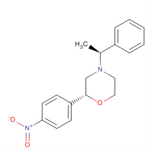 Morpholine, 2-(4-nitrophenyl)-4-[(1S)-1-phenylethyl]-, (2R)-