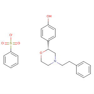 Phenol, 4-[(2R)-4-(2-phenylethyl)-2-morpholinyl]-, 1-benzenesulfonate