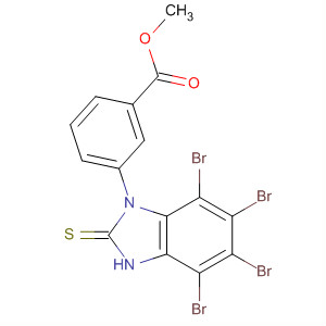 Benzoic acid,3-(4,5,6,7-tetrabromo-2,3-dihydro-2-thioxo-1H-benzimidazol-1-yl)-,methyl ester