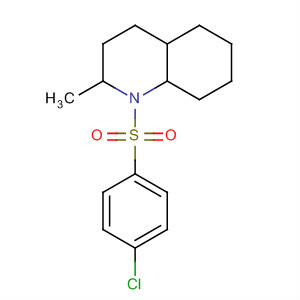 Quinoline, 1-[(4-chlorophenyl)sulfonyl]decahydro-2-methyl-
