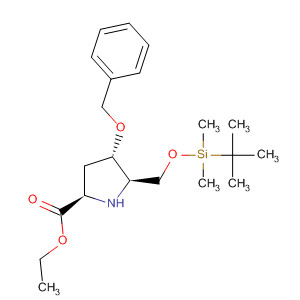 D-Proline,5-[[[(1,1-dimethylethyl)dimethylsilyl]oxy]methyl]-4-(phenylmethoxy)-, ethylester, (4S,5R)-