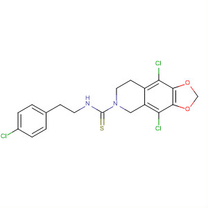 1,3-Dioxolo[4,5-g]isoquinoline-6(5H)-carbothioamide,4,9-dichloro-N-[2-(4-chlorophenyl)ethyl]-7,8-dihydro-