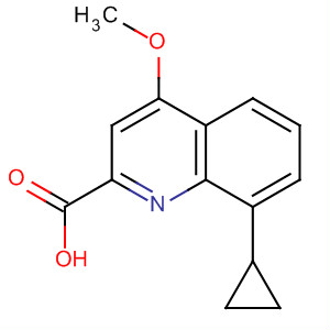 2-Quinolinecarboxylic acid, 8-cyclopropyl-4-methoxy-