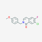 1(2H)-Isoquinolinone, 7-chloro-6-fluoro-2-[(4-methoxyphenyl)methyl]-