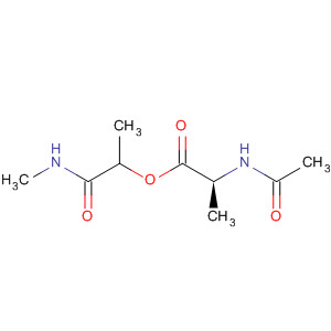 D-Alanine, N-acetyl-, 1-methyl-2-(methylamino)-2-oxoethyl ester, (S)-