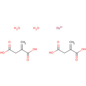 Butanedioic acid, methylene-, dysprosium(3+) salt (2:1), dihydrate