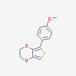 Thieno[3,4-b]-1,4-dioxin,  2,3-dihydro-5-(4-methoxyphenyl)-