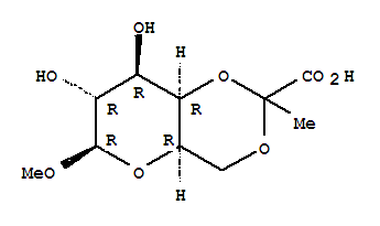 methyl 4,6-O-(1-carboxyethylidene)galactopyranoside