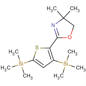 Oxazole, 2-[3,5-bis(trimethylsilyl)-2-thienyl]-4,5-dihydro-4,4-dimethyl-