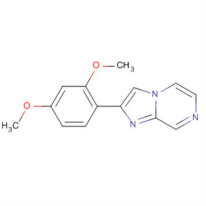 Imidazo[1,2-a]pyrazine, 2-(2,4-dimethoxyphenyl)-