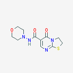 N-morpholin-4-yl-5-oxo-2,3-dihydro-[1,3]thiazolo[3,2-a]pyrimidine-6-carboxamide