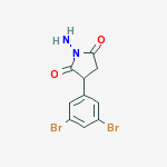 1-amino-3-(3,5-dibromophenyl)pyrrolidine-2,5-dione