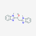 1,2-bis(1-methylbenzimidazol-2-yl)ethanol