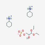 Cyclohexylazanium;(3,3-diethoxy-2-hydroxypropyl) Phosphate