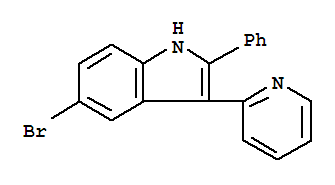 5-bromo-2-phenyl-3-(2-pyridyl)-1H-indole