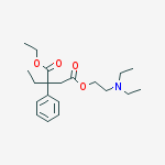 4-o-[2-(diethylamino)ethyl] 1-o-ethyl 2-ethyl-2-phenylbutanedioate