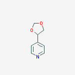 Pyridine,  4-(1,3-dioxolan-4-yl)-