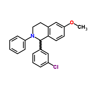 1-(3-chlorophenyl)-6-methoxy-2-phenyl-1,2,3,4-tetrahydroisoquinoline