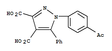 1-(4-acetylphenyl)-5-phenyl-1H-pyrazole-3,4-dicarboxylic acid