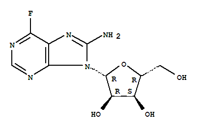 8-amino-6-fluoro-9-ribofuranosyl-9H-purine